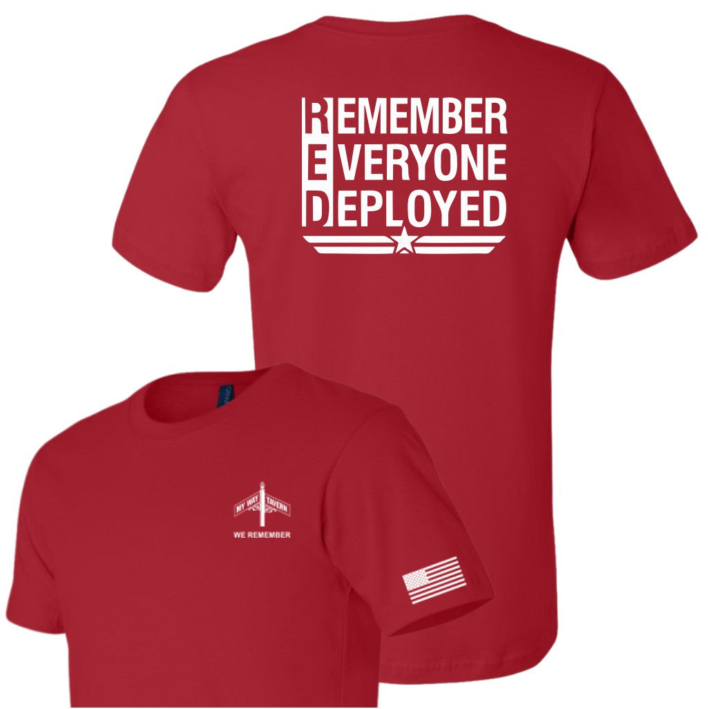 R.E.D. - Remember All Deployed Tee